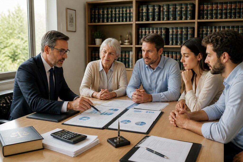 découvrez comment sont calculés les frais de succession chez le notaire, quelles sont les obligations légales et les particularités selon les différents types d'héritiers.